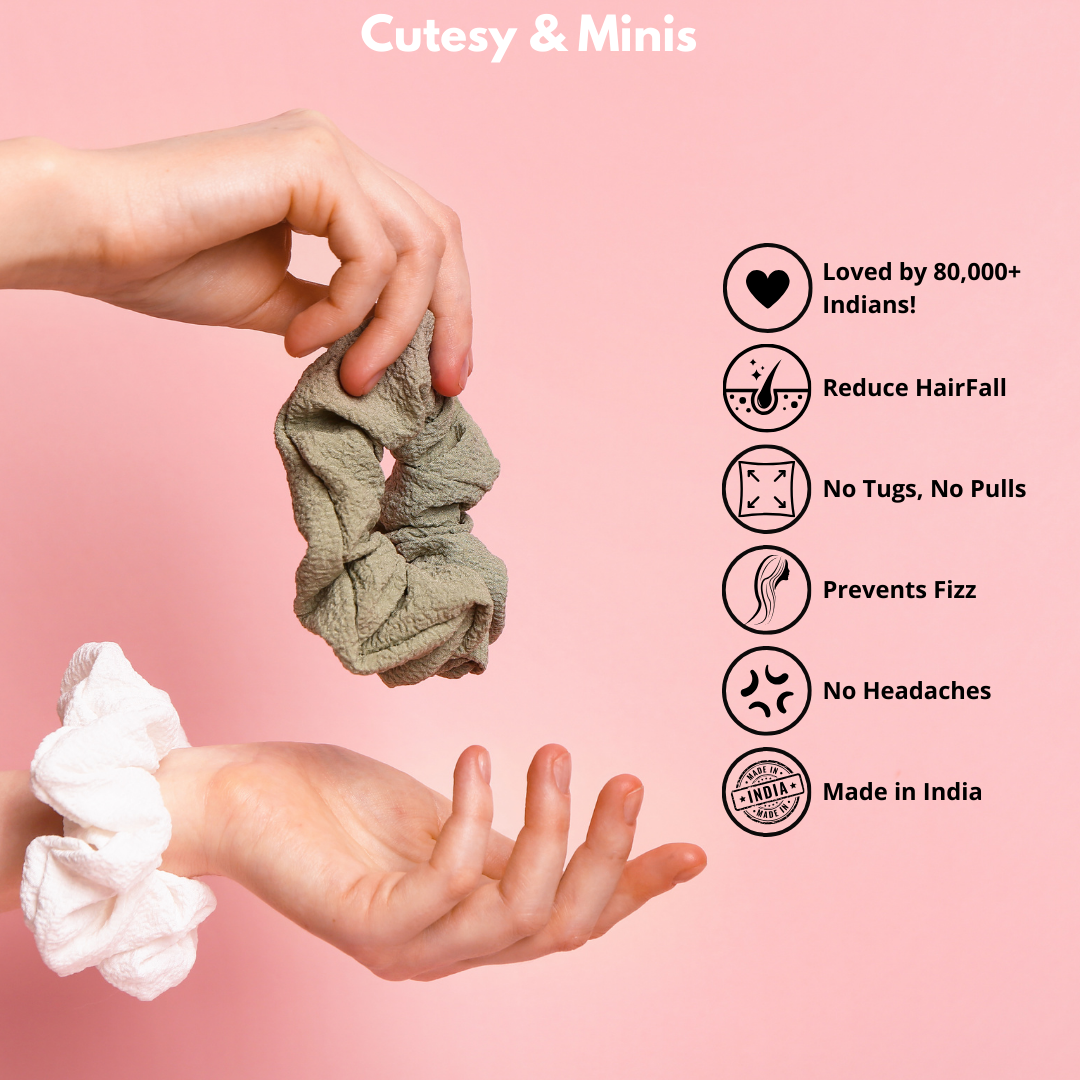 The Essentials (Set Of 5 Styling Scrunchies)