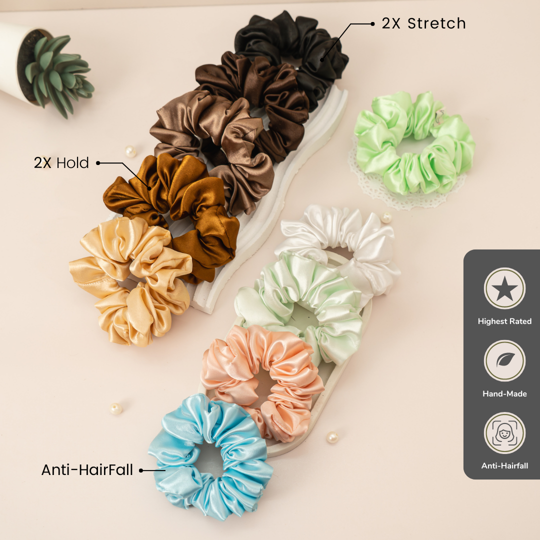 Eloise (Set Of 10 Dura-Flex Scrunchies)