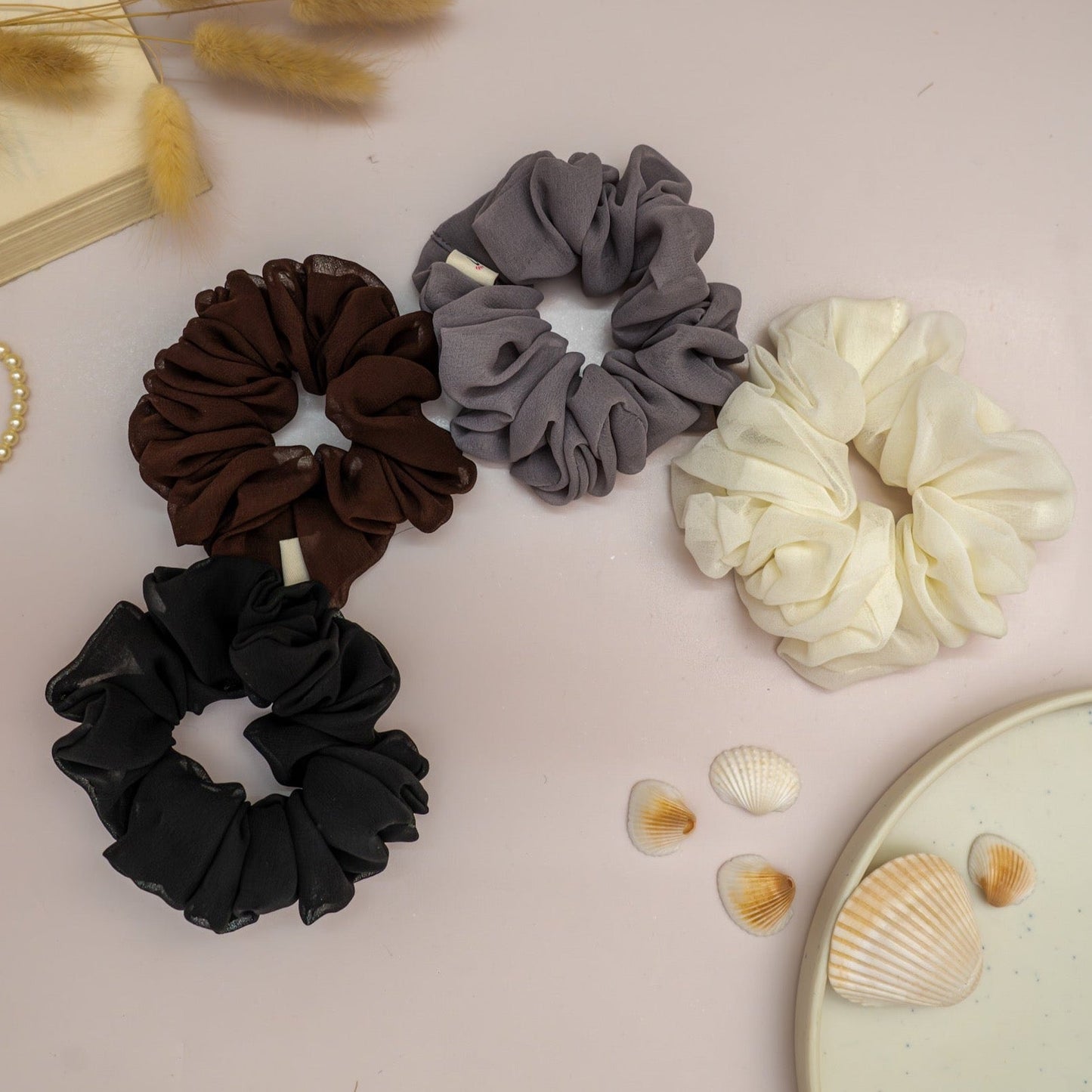 Everyday Essential (Set of 4 Dura-Flex Scrunchies)