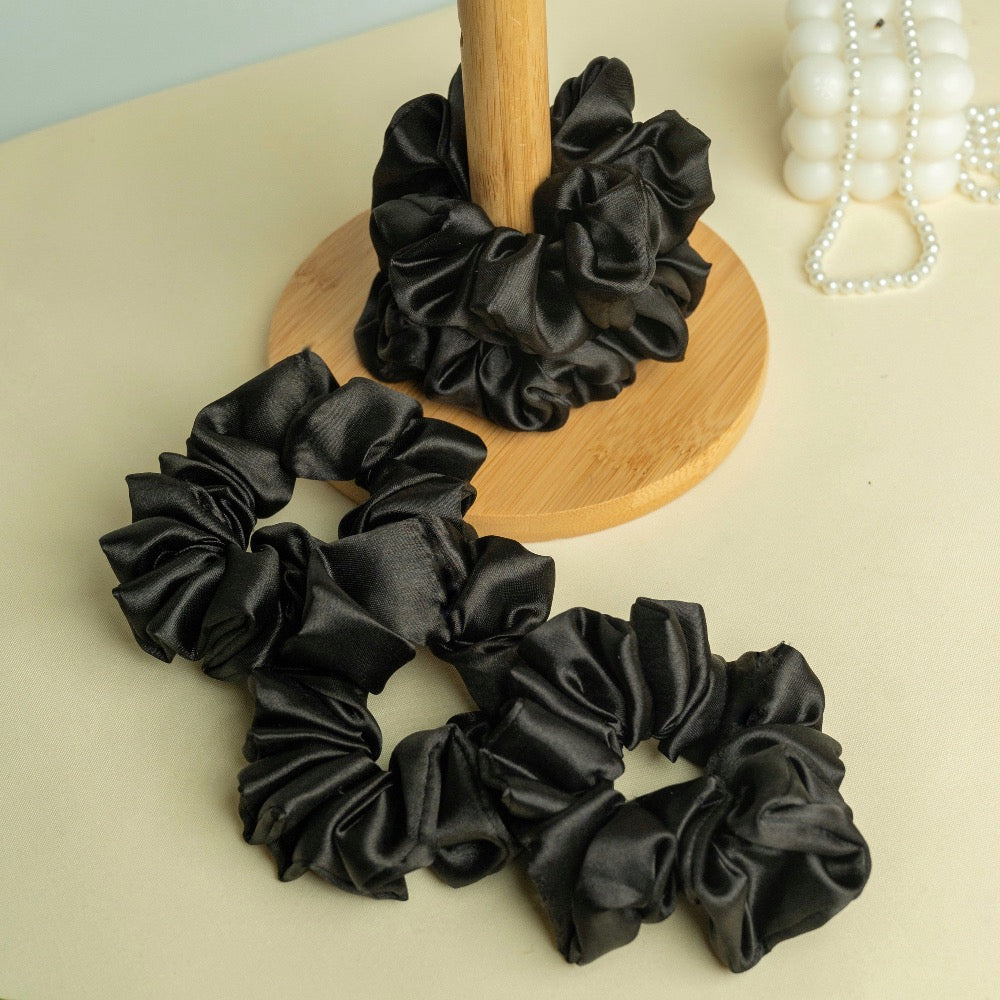 Onyx (Set of 5 Dura-Flex Scrunchies)
