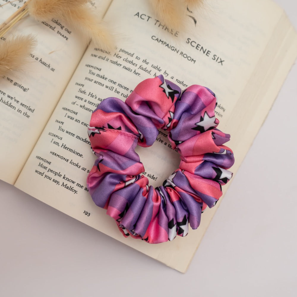 Pink-Sky Dura-Flex Scrunchie