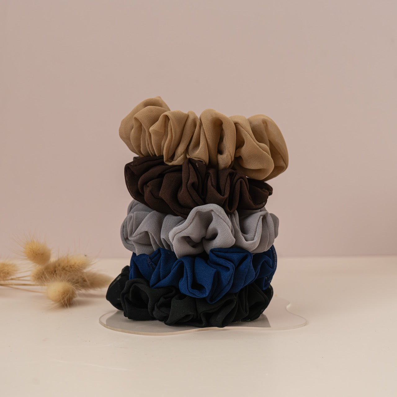 The Essentials (Set Of 5 Styling Scrunchies)
