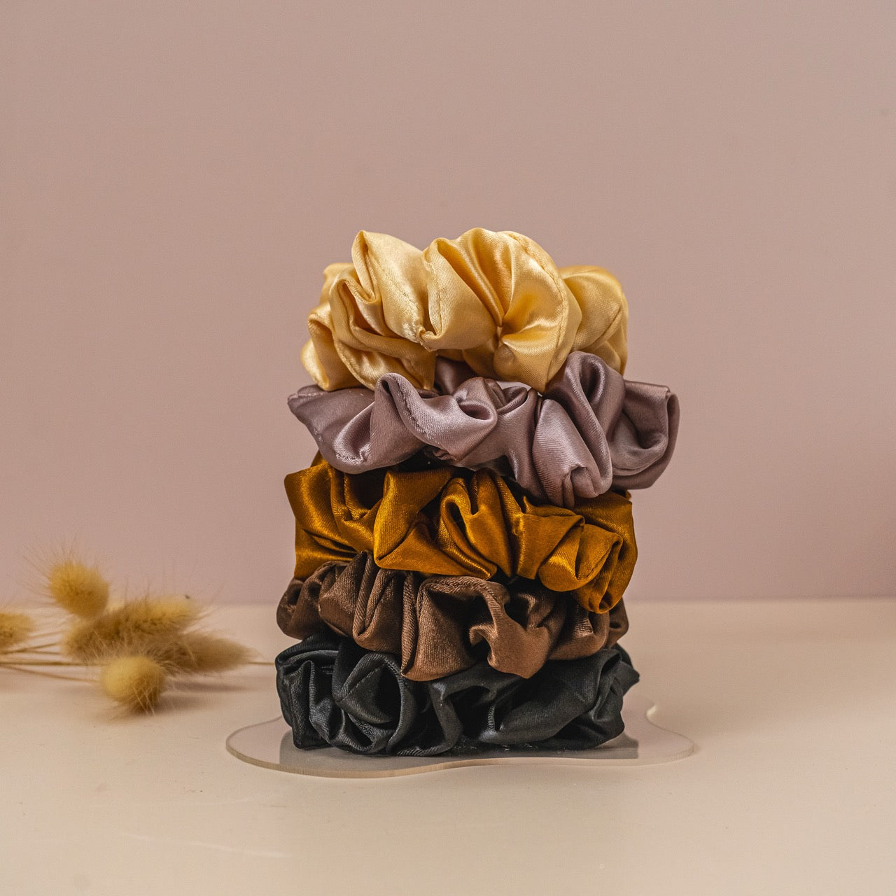 Espresso (Set of 5 Dura-Flex Scrunchies)