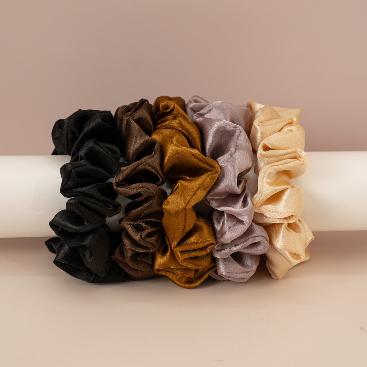 Espresso (Set of 5 Dura-Flex Scrunchies)