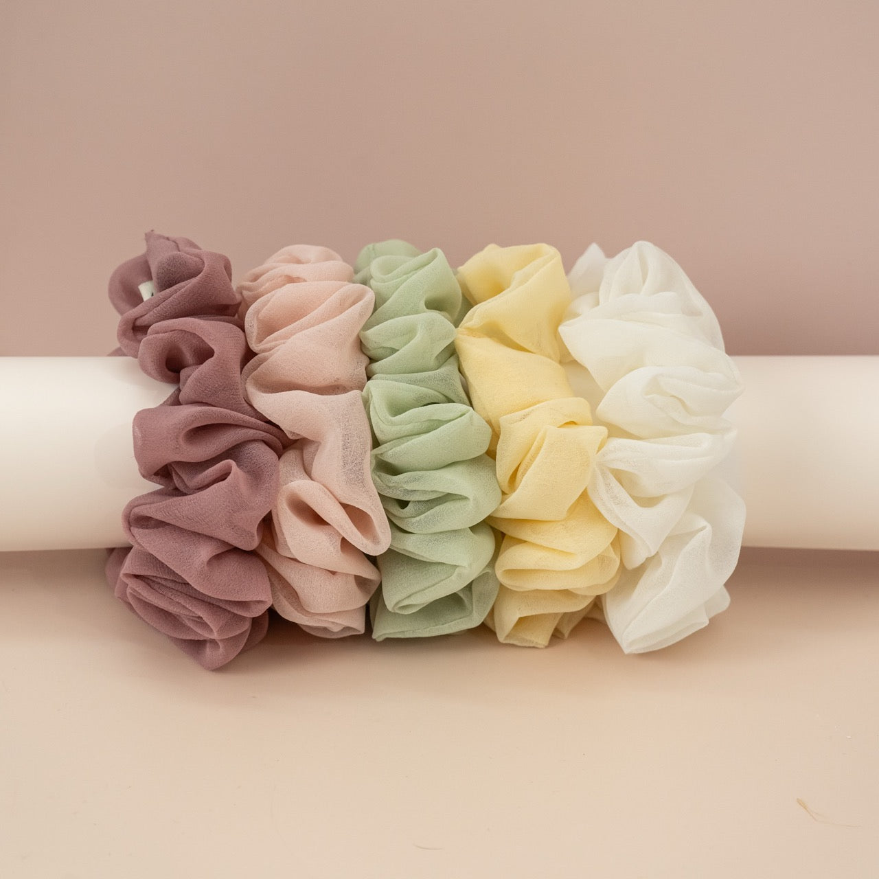 Spring Affair (Set Of 5 Styling Scrunchies)