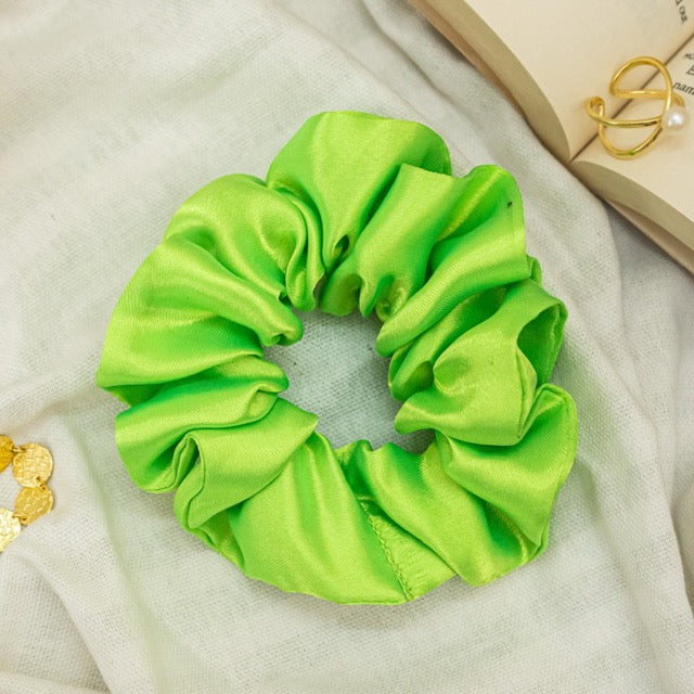 Lime Green Dura-Flex Scrunchie