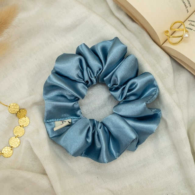 Steel Blue Dura-Flex Scrunchie