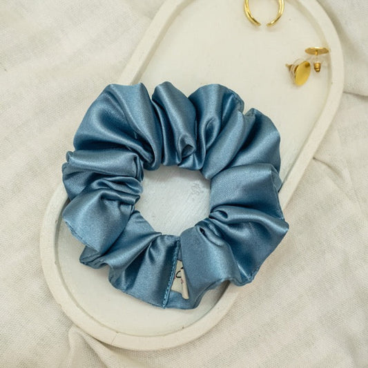 Steel Blue Dura-Flex Scrunchie