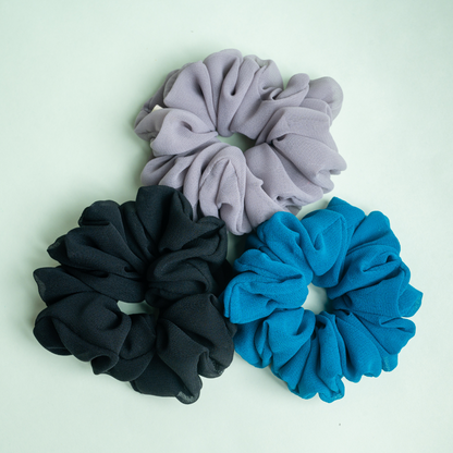 Pebble Combo (Set of 3 Dura-Flex Scrunchies)