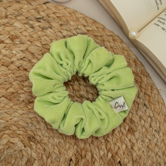 Matcha Roll Velvet Dura-Flex Scrunchie