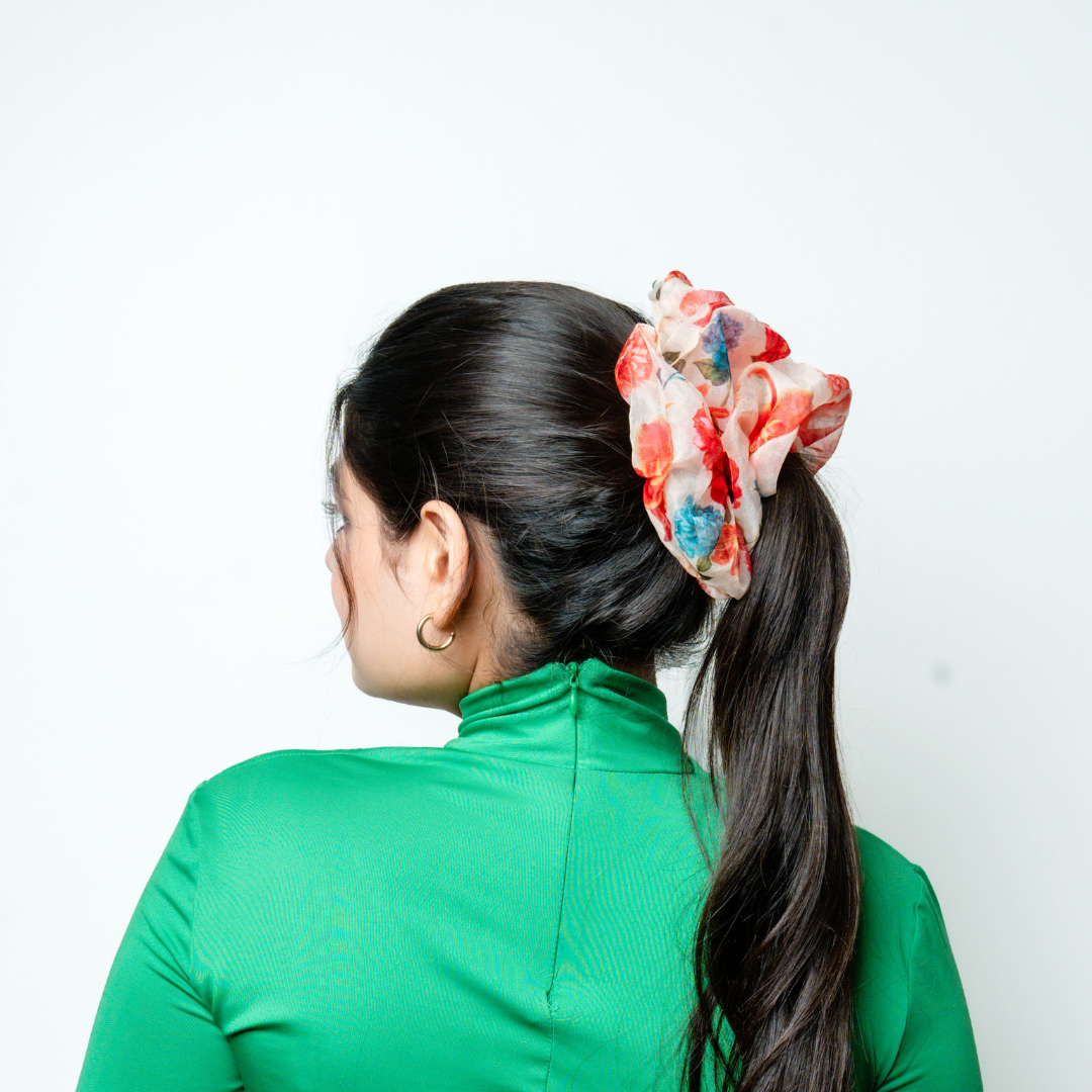 Charlote Oversized Organza Scrunchie