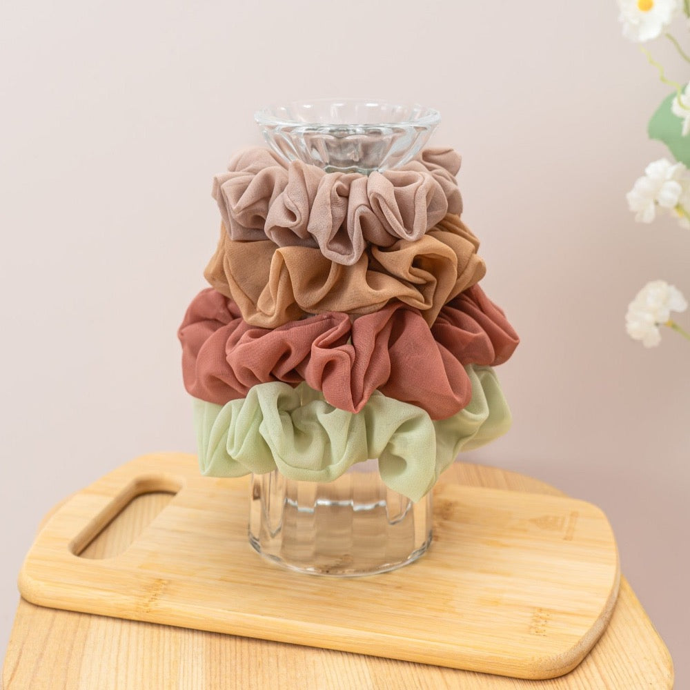 Emilia (Set of 4 Dura-Flex Scrunchies)