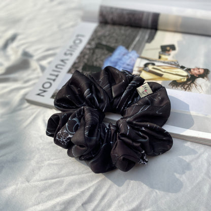 Black Marble Dura-Flex Scrunchie