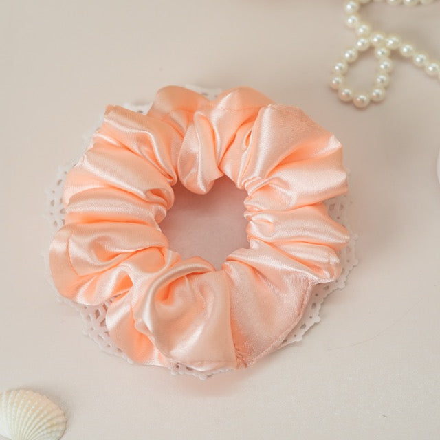 Peachy Pink Dura-Flex Scrunchie