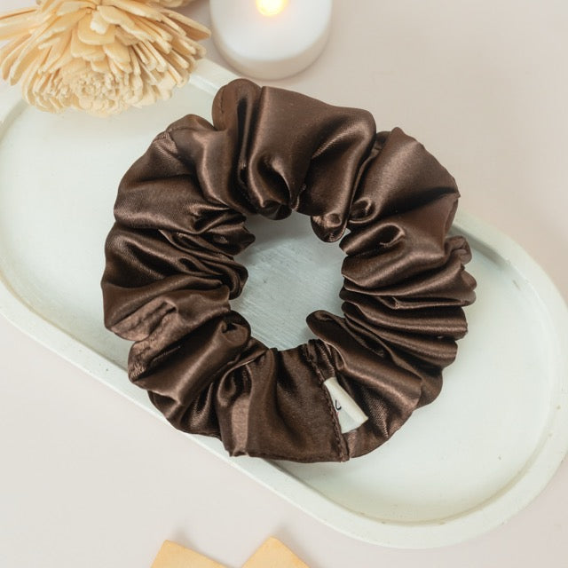 Mocha Dura-Flex Scrunchie