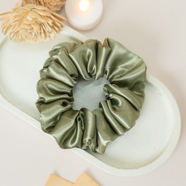 Olive Dura-Flex Scrunchie