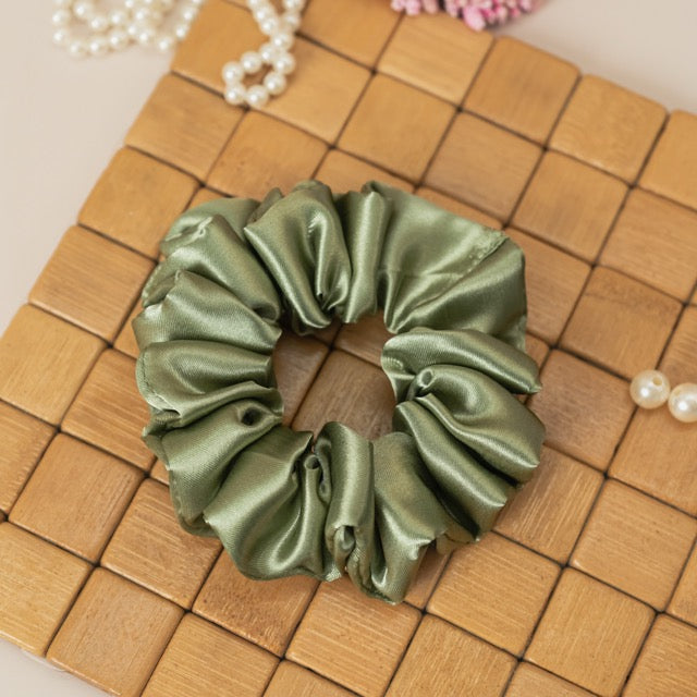 Olive Dura-Flex Scrunchie