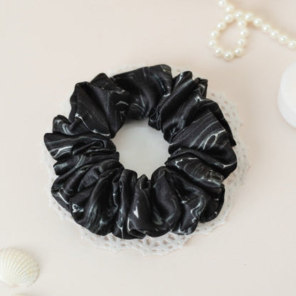 Black Marble Dura-Flex Scrunchie