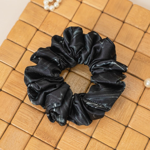 Black Marble Dura-Flex Scrunchie