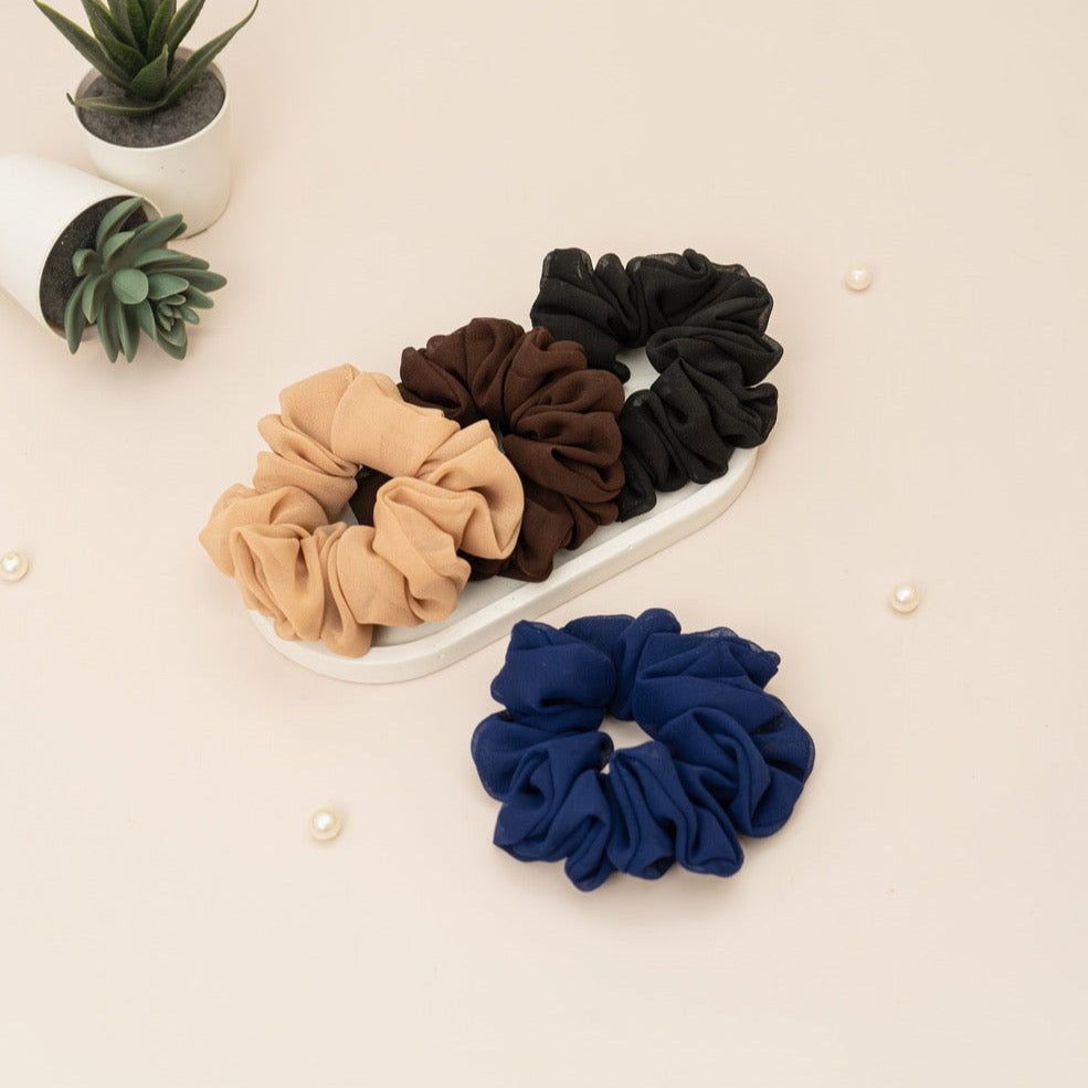 The Essentials (Set Of 4 Styling Scrunchies)