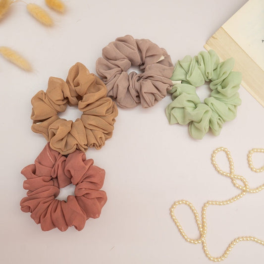 Emilia (Set of 4 Dura-Flex Scrunchies)