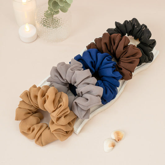 The Essentials (Set Of 5 Styling Scrunchies)