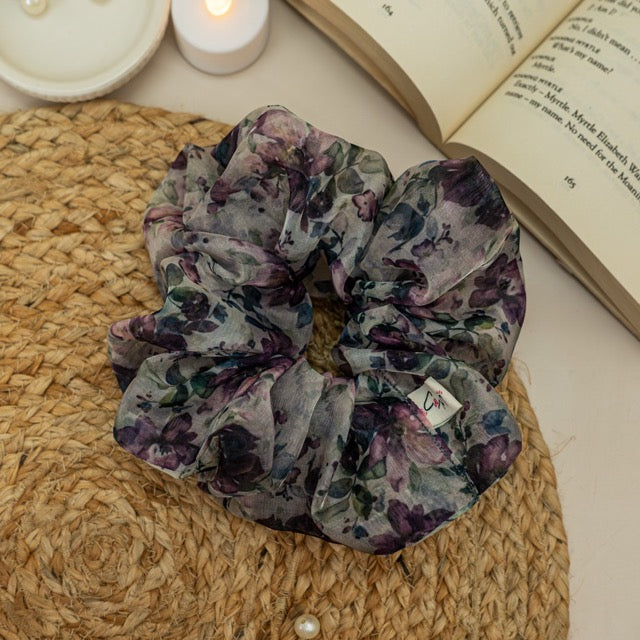 Lilah Organza Cloud Dura-Flex Scrunchie