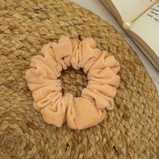 Peach Pie Velvet Dura-Flex Scrunchie