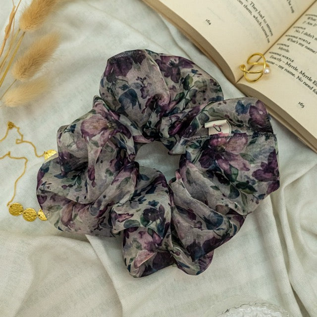 Lilah Organza Cloud Dura-Flex Scrunchie