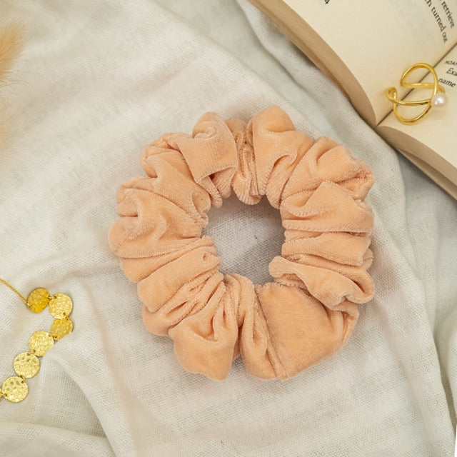 Peach Pie Velvet Dura-Flex Scrunchie