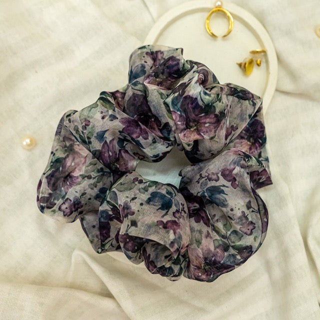 Lilah Organza Cloud Dura-Flex Scrunchie