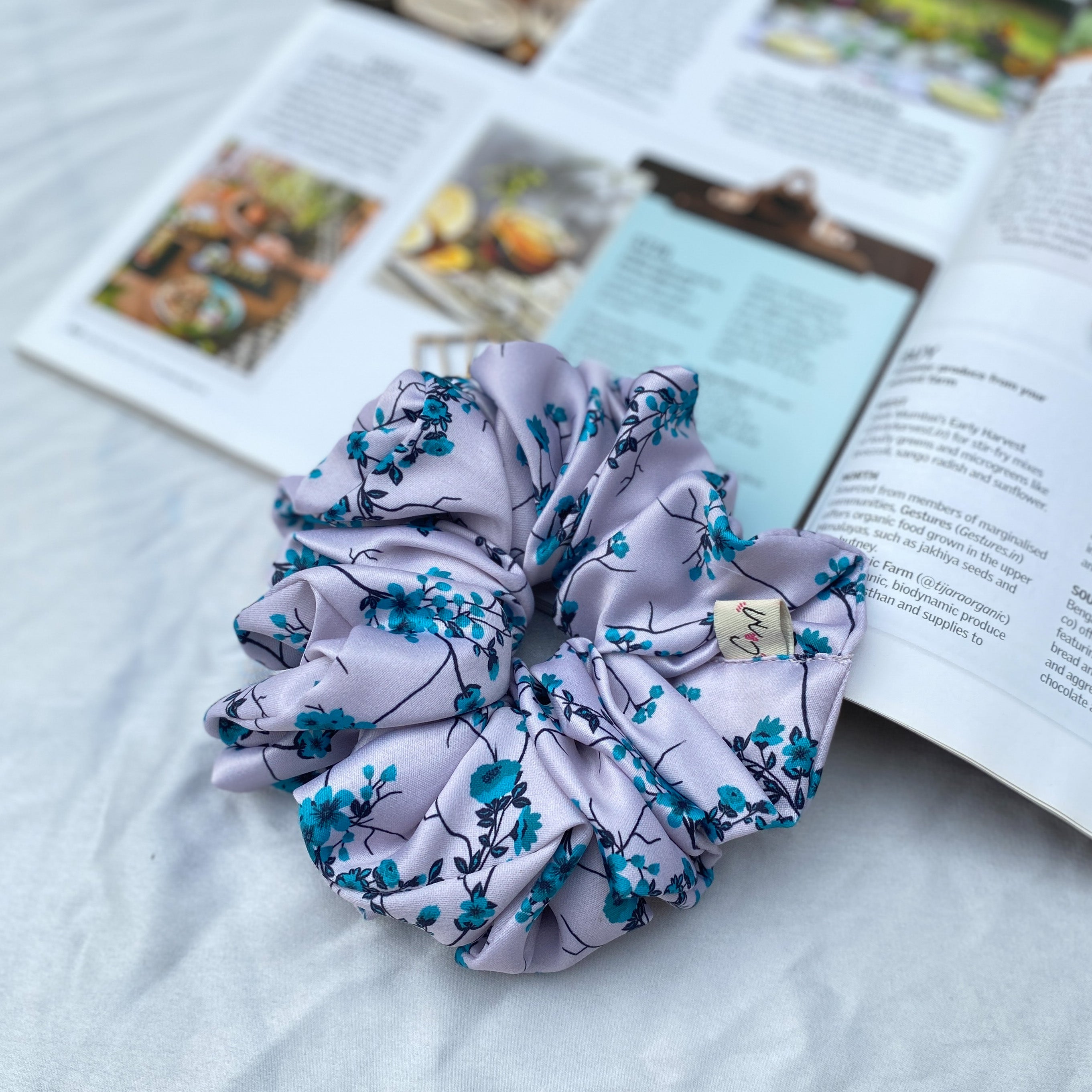 Almond Blossoms Dura-Flex Scrunchie