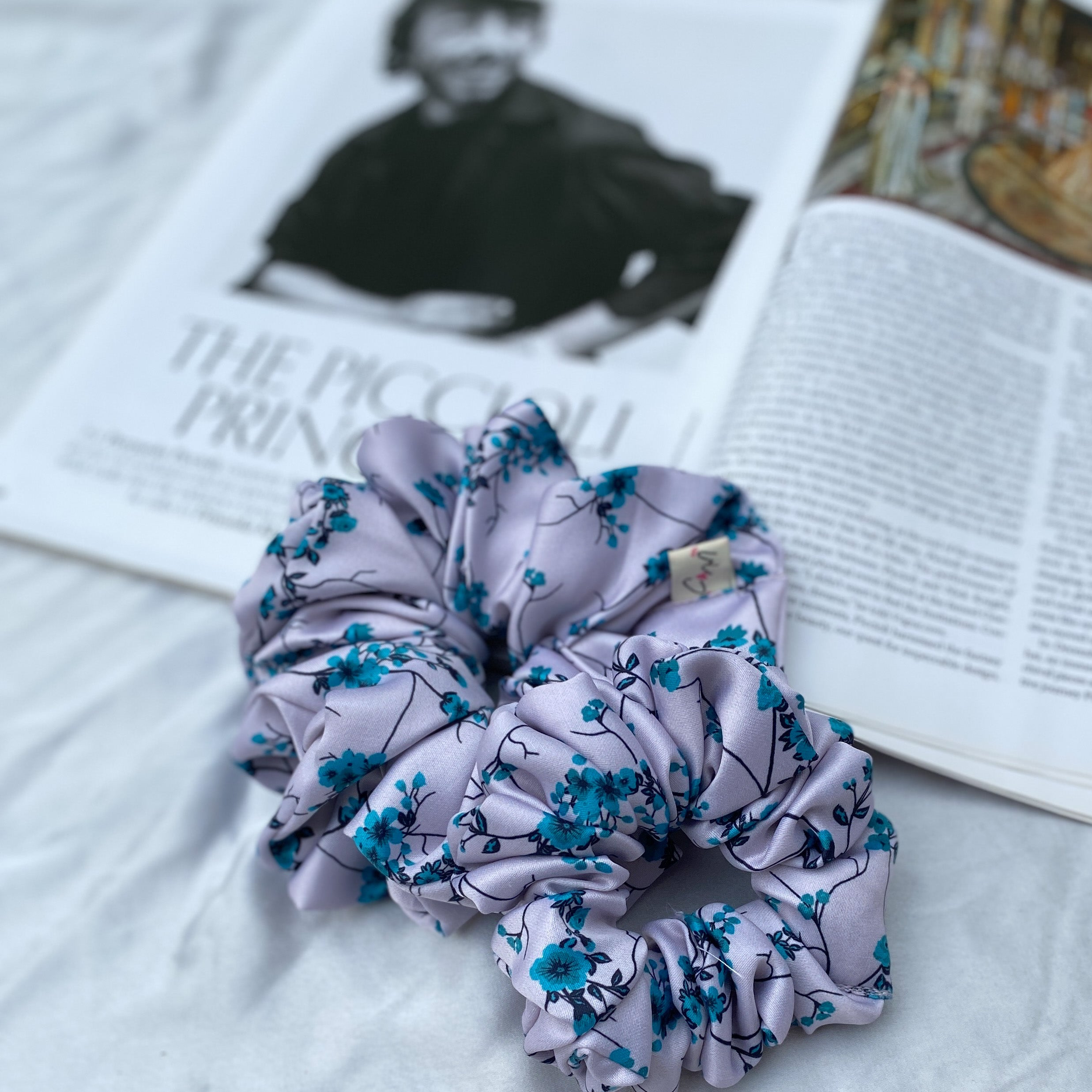 Almond Blossoms Dura-Flex Scrunchie